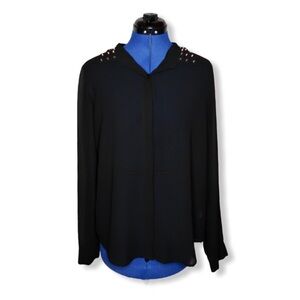 Black Sheer Nollie Blouse Bought at Pacsun